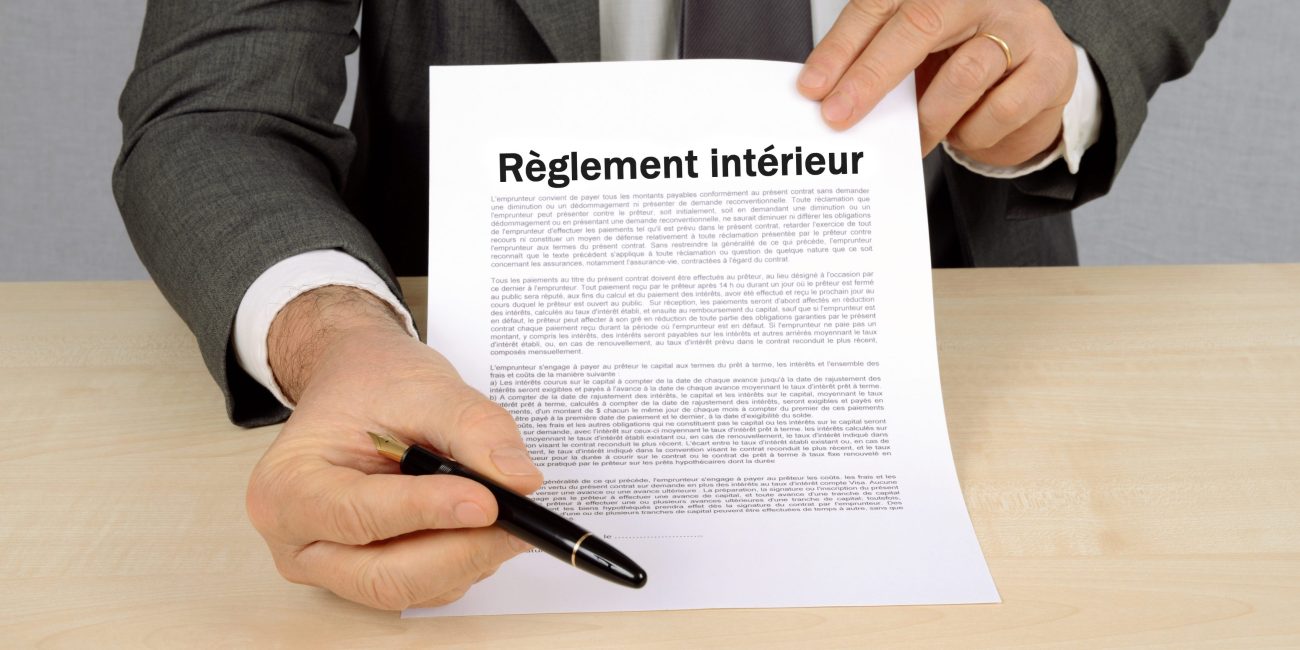 Le règlement intérieur